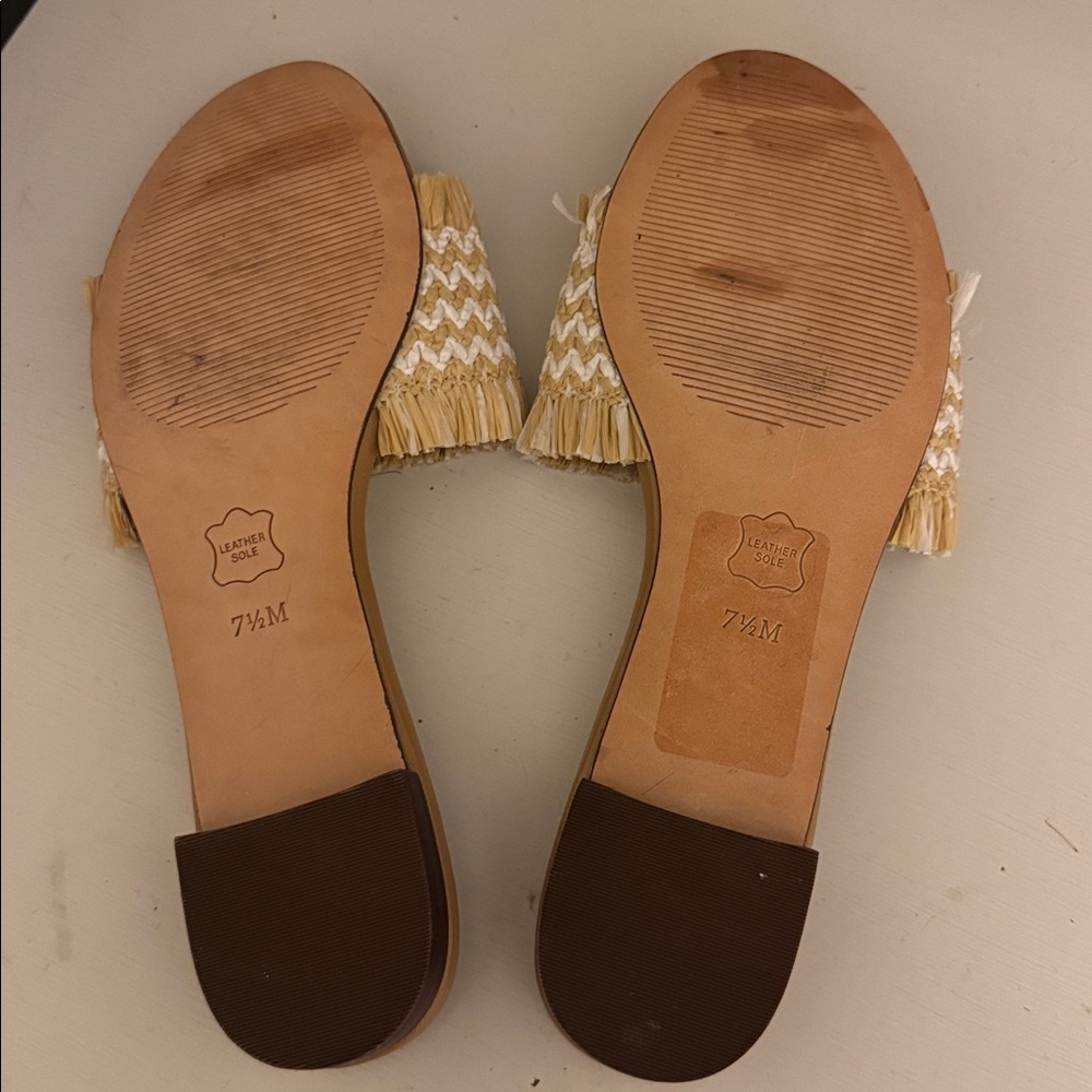 SALE Talbots Raffia Sandals - Picture 3 of 5